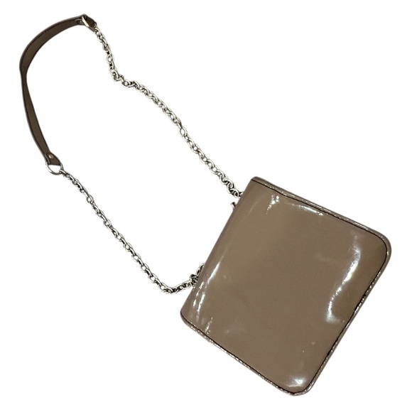 Z Spoke Zac Posen patent tan brown crossbody purse - Picture 2 of 10